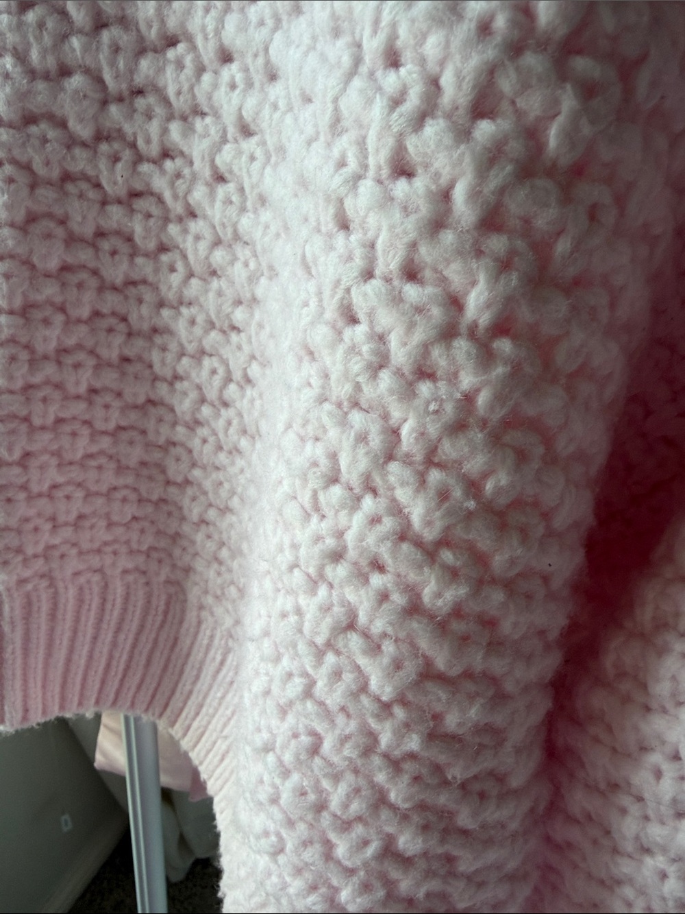 Altar'd State Light Pink Chunky Crewneck Sweater - Picture 2 of 6